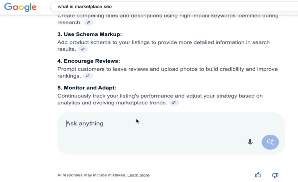 Google Tests AI Overview AI Mode 2